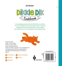 Dikkie Dik zoekboek achterzijde