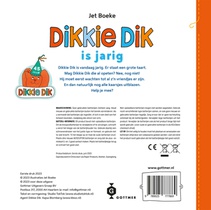 Dikkie Dik is jarig achterzijde