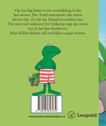 Kikker en de vreemdeling achterzijde