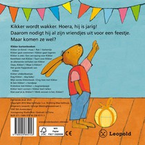 Kikker is jarig achterzijde