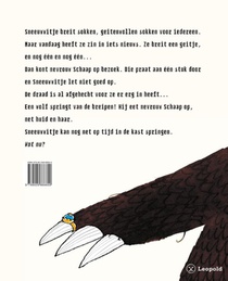 Sneeuwwitje breit een monster achterzijde