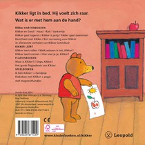 Kikker is ziek achterzijde