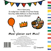 Muis is jarig achterzijde