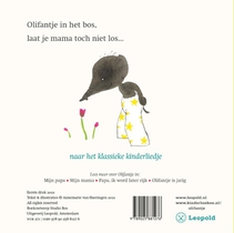 Olifantje in het bos achterzijde