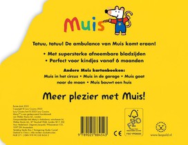 De ambulance van Muis achterzijde