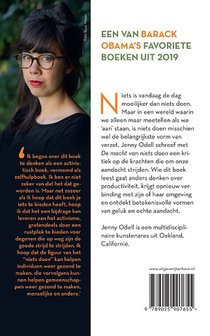 De macht van nietsdoen achterzijde
