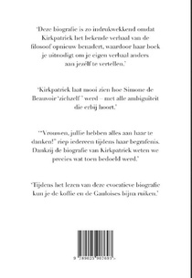 Simone de Beauvoir achterzijde