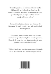 Simone de Beauvoir achterzijde