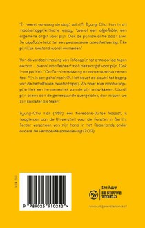 De palliatieve maatschappij achterzijde
