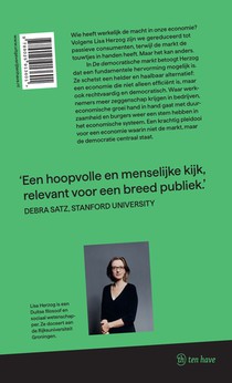 De democratische markt achterzijde