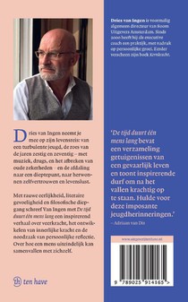 De tijd duurt één mens lang achterzijde