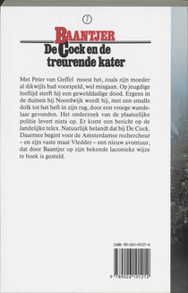 De Cock en de treurende kater achterzijde