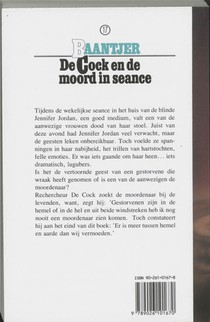De Cock en de moord in seance achterzijde