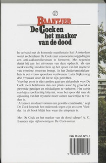 De Cock en het masker van de dood achterzijde