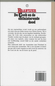 De Cock en de ontluisterende dood achterzijde