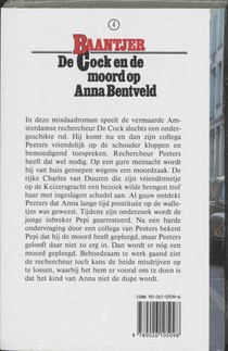 De Cock en de moord op Anna Bentveld achterzijde