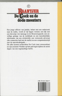 De Cock en de dode meesters achterzijde