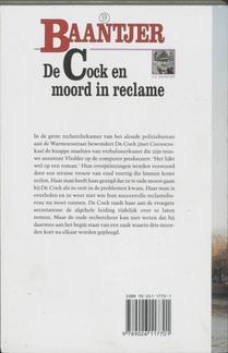 De Cock en moord in reclame achterzijde