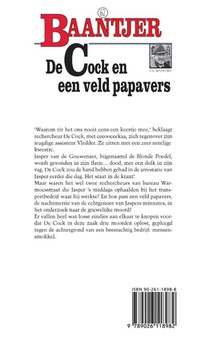De Cock en een veld papavers achterzijde