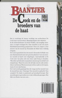 De Cock en de broeders van de haat achterzijde