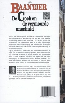 De Cock en de vermoorde onschuld achterzijde