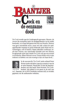 De Cock en de eenzame dood achterzijde