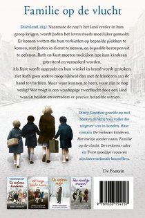 Familie op de vlucht achterzijde