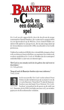 De Cock en een dodelijk spel achterzijde