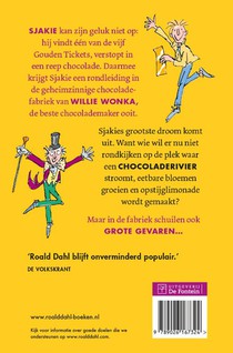 Sjakie en de chocoladefabriek achterzijde