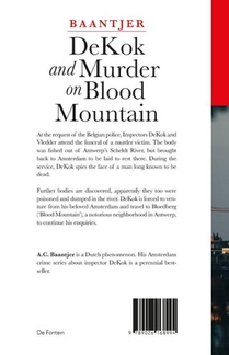 DeKok and Murder on Blood Mountain achterzijde