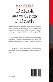 DeKok and the Geese of Death achterzijde