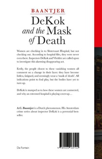 DeKok and the Mask of Death achterzijde