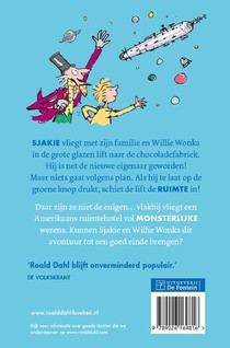 Sjakie en de grote glazen lift achterzijde
