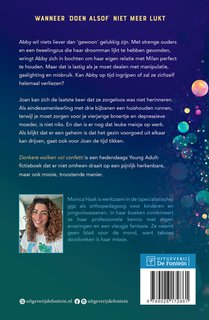 Donkere wolken vol confetti achterzijde