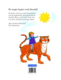 De tijger die op de thee kwam achterzijde
