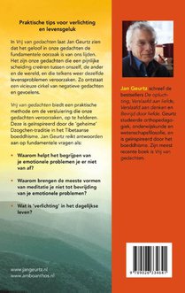 Vrij van gedachten achterzijde