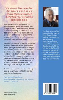 Over liefde en loslaten achterzijde