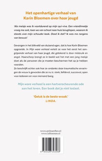 Mijn ware verhaal achterzijde