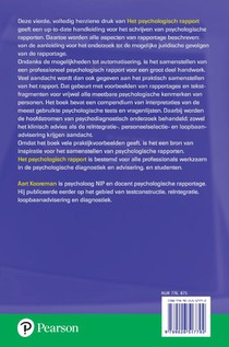 Het psychologisch rapport achterzijde