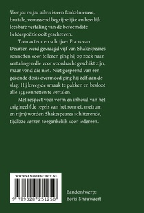 Voor jou en jou alleen achterzijde