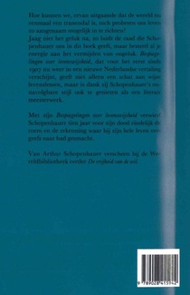 Bespiegelingen over levenswijsheid achterzijde