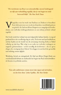 De God van kleine dingen achterzijde