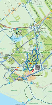 Falk Regiokaart Zuid-West Friesland incl. Gaasterland achterkant