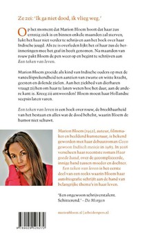 Een teken van leven achterzijde