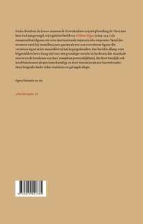 Een lied dat niet sterven zal achterzijde