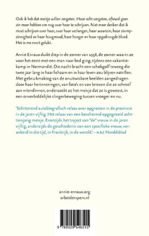 Meisjesherinneringen achterzijde