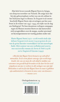 Sergeant in de sneeuw achterzijde