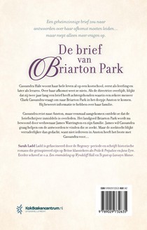 De brief van Briarton Park achterzijde