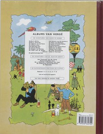 De avonturen van Kuifje achterzijde