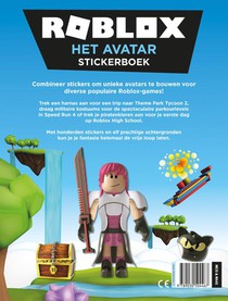 Het Avatar stickerboek achterzijde